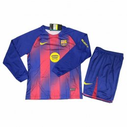 Manga Larga 1ª Equipacion Camiseta Barcelona Nino 25-26