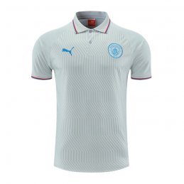 Camiseta Polo del Manchester City 2022-23 Gris