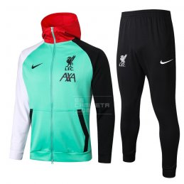 Chandal con Capucha del Liverpool 20-21 Verde
