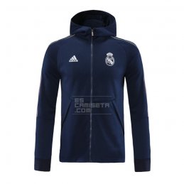 Chaqueta con Capucha del Real Madrid 20-21 Azul