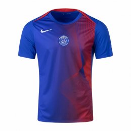 Camiseta Pre Partido del Paris Saint-Germain 25-26 Azul Rojo