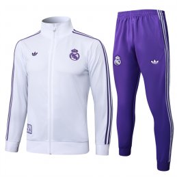 Chandal de Chaqueta del Real Madrid Nino 25-26 Blanco