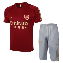 Chandal del Arsenal Manga Corta 23-24 Rojo - Pantalon Corto