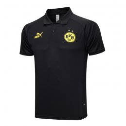 Camiseta Polo del Borussia Dortmund 23-24 Negro