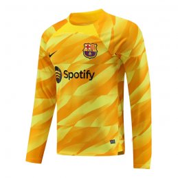 Manga Larga Camiseta Barcelona Portero 23-24 Amarillo