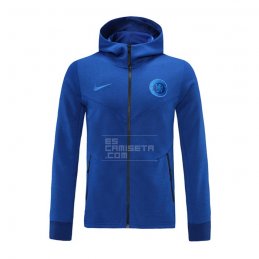 Chaqueta con Capucha del Chelsea 20-21 Azul