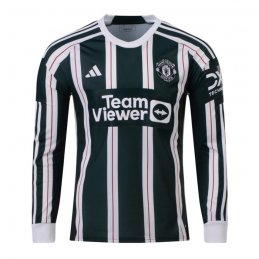 Manga Larga 2ª Equipacion Camiseta Manchester United 23-24