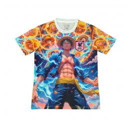 Camiseta Japon Anime 2025 Tailandia Naranja Azul