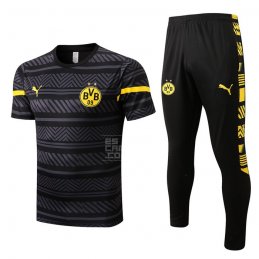 Chandal del Borussia Dortmund Manga Corta 22-23 Gris
