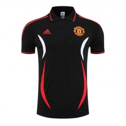 Camiseta Polo del Manchester United 2022-23 Negro