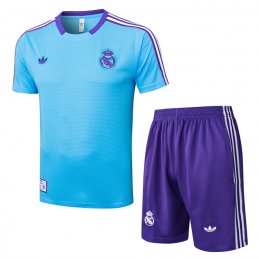 Chandal del Real Madrid Manga Corta 2025-26 Azul - Pantalon Corto