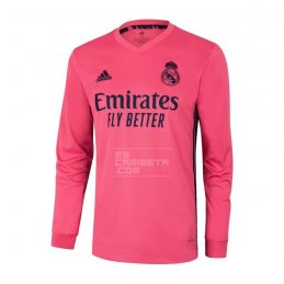 Manga Larga 2ª Equipacion Camiseta Real Madrid 2020 Tailandia20-21