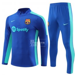 Chandal de Sudadera del Barcelona Nino 23-24 Azul