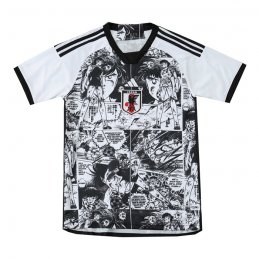 Camiseta Japon Anime 24-25 Tailandia Negro y Blanco