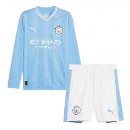 Manga Larga 1ª Equipacion Camiseta Manchester City Nino 23-24