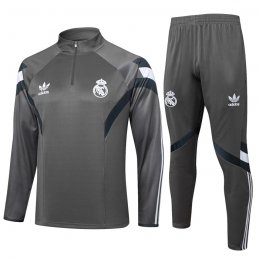 Chandal de Sudadera del Real Madrid 2024-25 Gris