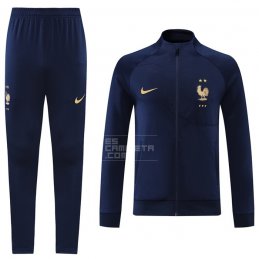 Chandal de Chaqueta del Francia 22-23 Azul