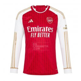 Manga Larga 1ª Equipacion Camiseta Arsenal 23-24