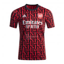 Camiseta Pre Partido del Arsenal 20-21 Rojo