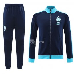 Chandal de Chaqueta del Olympique Marsella 23-24 Azul Oscuro