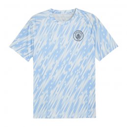 Camiseta Pre Partido del Manchester City 25-26 Azul