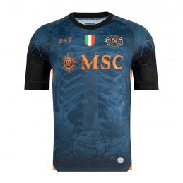 Camiseta Napoli Halloween 25-26 Tailandia Azul