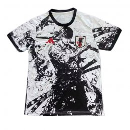 Camiseta Japon Anime 25-26 Tailandia Negro Blanco