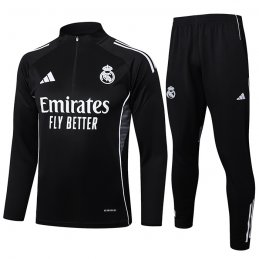 Chandal de Sudadera del Real Madrid 25-26 Negro
