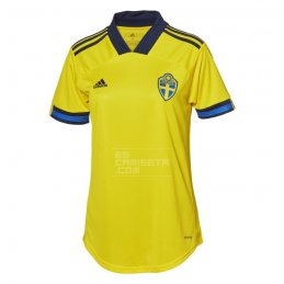 1ª Equipacion Camiseta Suecia Mujer 2020