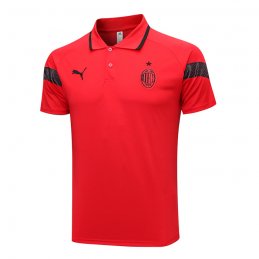 Camiseta Polo del AC Milan 23-24 Rojo