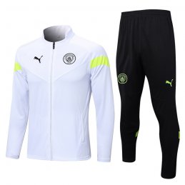 Chandal de Chaqueta del Manchester City 2022-23 Blanco