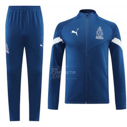 Chandal de Chaqueta del Olympique Marsella 2022-2023 Azul