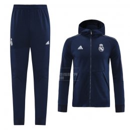 Chandal con Capucha del Real Madrid 20-21 Azul