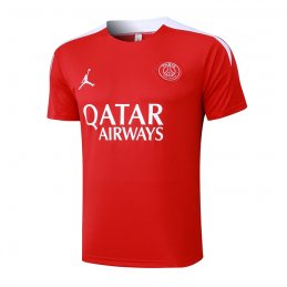 Camiseta de Entrenamiento Paris Saint-Germain Jordan 24-25 Rojo