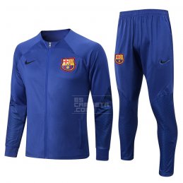 Chandal de Chaqueta del Barcelona 2022-23 Azul
