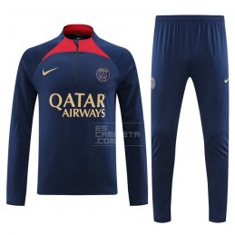 Chandal de Sudadera del Paris Saint-Germain 2023-24 Azul