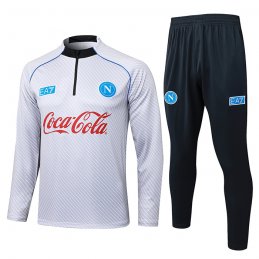 Chandal de Sudadera del Napoli 25-26 Blanco
