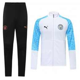 Chandal de Chaqueta del Manchester City 20/21 Blanco