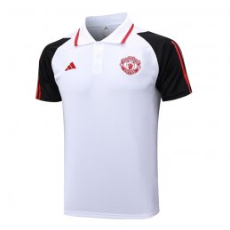 Camiseta Polo del Manchester United 23-24 Blanco