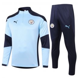 Chandal de Sudadera del Manchester City 20-21 Azul