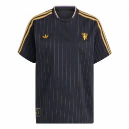 Camiseta Pre Partido del Manchester United 25-26 Negro