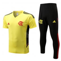 Chandal del Flamengo Manga Corta 22-23 Amarillo