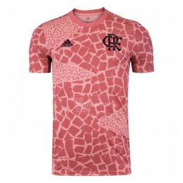 Camiseta Pre Partido del Flamengo 20-21 Rosa