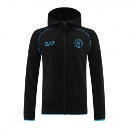 Chaqueta con Capucha del Napoli 23-24 Negro