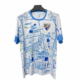 Camiseta Malaga Special 25-26 Tailandia Blanco Azul