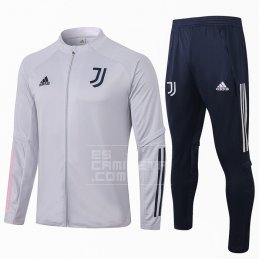 Chandal de Chaqueta del Juventus 20/21 Gris