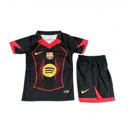 Camiseta Barcelona Special Nino 25-26 Negro Rojo