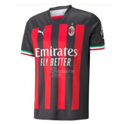 1ª Equipacion Camiseta AC Milan 22-23 Tailandia