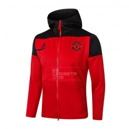 Chaqueta con Capucha del Manchester United 20-21 Rojo