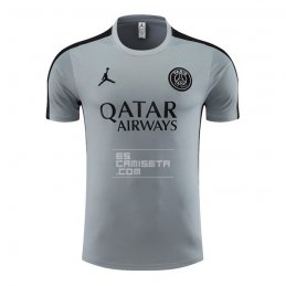 Camiseta de Entrenamiento Paris Saint-Germain Jordan 23-24 Gris